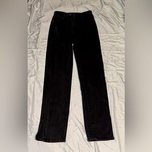 Black Jeans with ankle vent